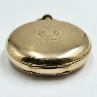 Geneva Watch Case Co Gold Filled Mechanical Hunter Pocket Watch 48mm Non Working