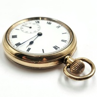 Star Dennison 9ct Gold Plated Case Hand-Wind Pocket Watch 47mm