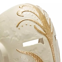 Star Wars Galaxy's Edge Jedi Temple Guard Mask Collectible with Display Stand