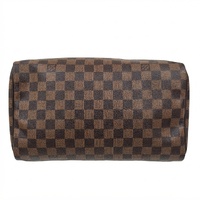Louis Vuitton Speedy 30 Bandouliere Damier Ebene Brown Handbag + COA