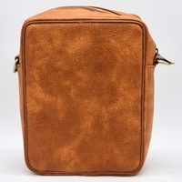 Billabong Mad Love Womens Shoulder Bag Tan Faux Leather Crossbody Purse