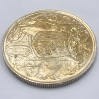 1966 Australian Round 50 Cent Coin 80% Silver Royal Australian Mint Elizabeth II