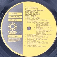 Jackie Trent The Best Of 12" Vinyl LP Golden Hour GH 549 Stereo 33 RPM