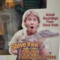 Steve Irwin Talking Action Figure Wildlife Adventure Series Crocodile