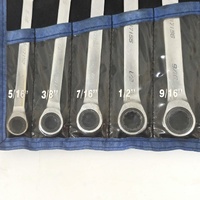 SP Tools SP10262 12Pc SAE Gear Drive Ratchet Spanner Set 0° Offset Set
