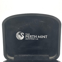 2008 Perth Mint 1oz Gold Gilded Koala 99.9% Silver $1 Dollar Coin Case