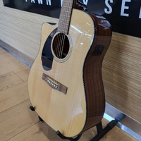 Fender CD-60SCE Left-Handed Dreadnought Acoustic Electric Guitar Natural