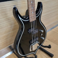 Cort GS Punisher 2 Gene Simmons KISS 4 String Electric Bass Guitar Black with Case
