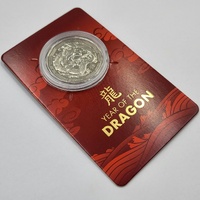 2024 Royal Australian Mint 50c Year of the Dragon Tetradecagon Uncirculated Coin