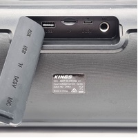 Adventure Kings Bluetooth Boom Box Speaker 2x20W Wireless Portable LED IPX5
