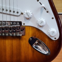 Sunburst Strat Style Electric Guitar 6 String SSS Pickups