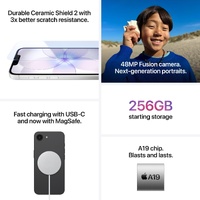 Apple iPhone 17e 256GB White A3634 5G Smartphone