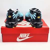 Nike Air Max Plus TN Aqua Silver Black Mens US 9 Sneakers CV8838-400 With Box