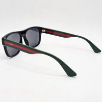 Gucci GG0341S Sunglasses Black Acetate Grey Polarised Lenses 56-17