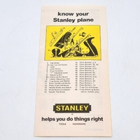 Stanley G12-004 No. 4 Smoothing Bench Plane Vintage Woodworking Tool