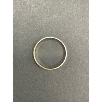 Unisex 9ct Yellow Gold Heart Print Band Ring