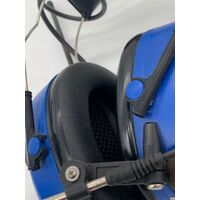 Peltor Lite-Com II 2 Way Radio Headphones Blue (Pre-Owned)