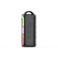 DJ Powered Karaoke Party Bluetooth Super Bass 4 Inch 25W Speaker RGB Light