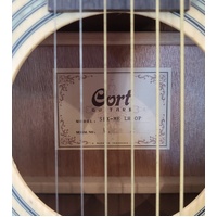 Cort SFX-ME Left Handed Acoustic Guitar with Built-In Tuner Slim Body
