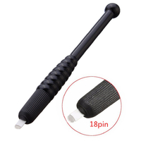 5 x Disposable Microblading Pens Manual Microblade Needle 9CF 12CF 18U AU Seller [Size: 5 x Yellow 12CF]