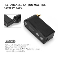 Wireless Tattoo Power Supply Battery Pack for Rotary tattoo Pen | RCA Connection
