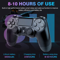 DoubleShock 4 Wireless Controller Compatible for PS4 PlayStation 4 Gamepad [Colour: Black]