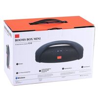 BOOMS BOX MINI Portable Bluetooth Speaker Waterproof Boom Box [colour: Black]