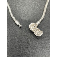 Ladies Sterling Silver Snake Link Bracelet (New)