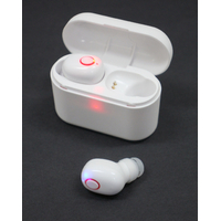 X25 TWS Bluetooth 5.0 Wireless Earbud In-Ear Stereo Earphone Headphones - White