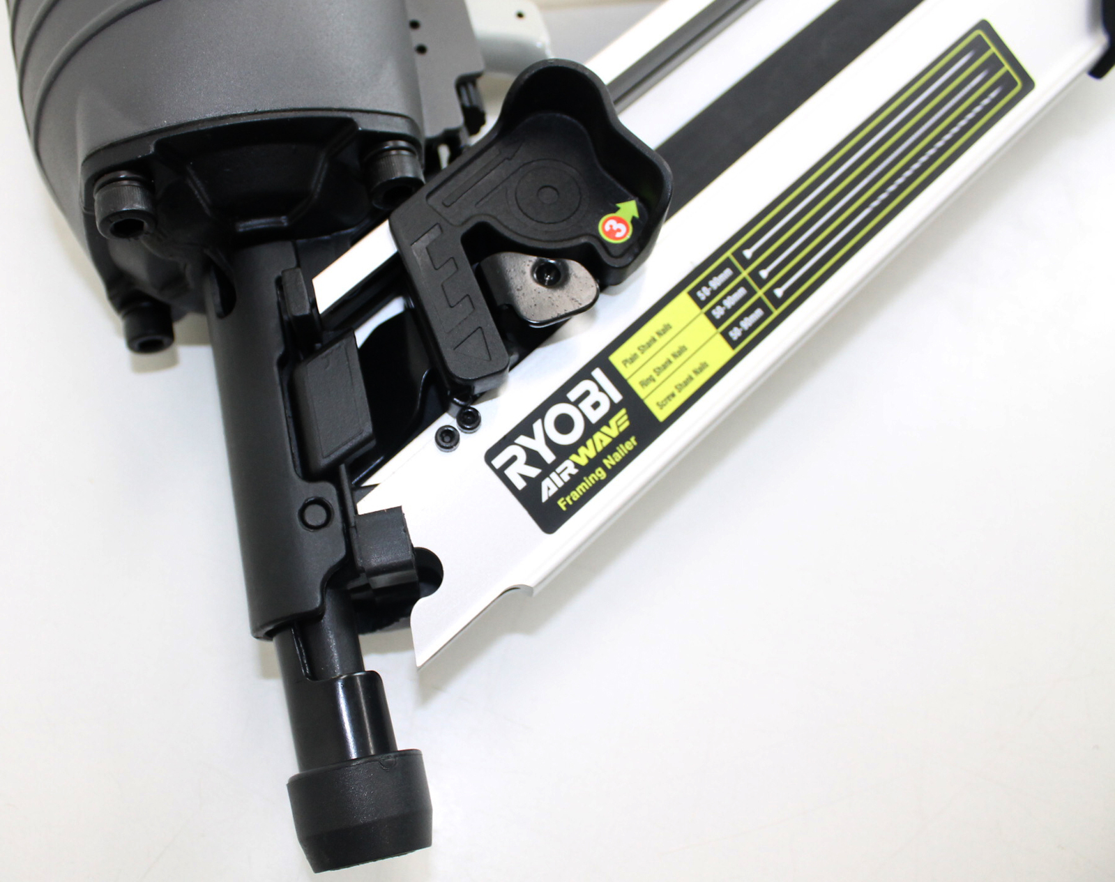Ryobi AirWave Powered Framing Nailer RANF90K eBay
