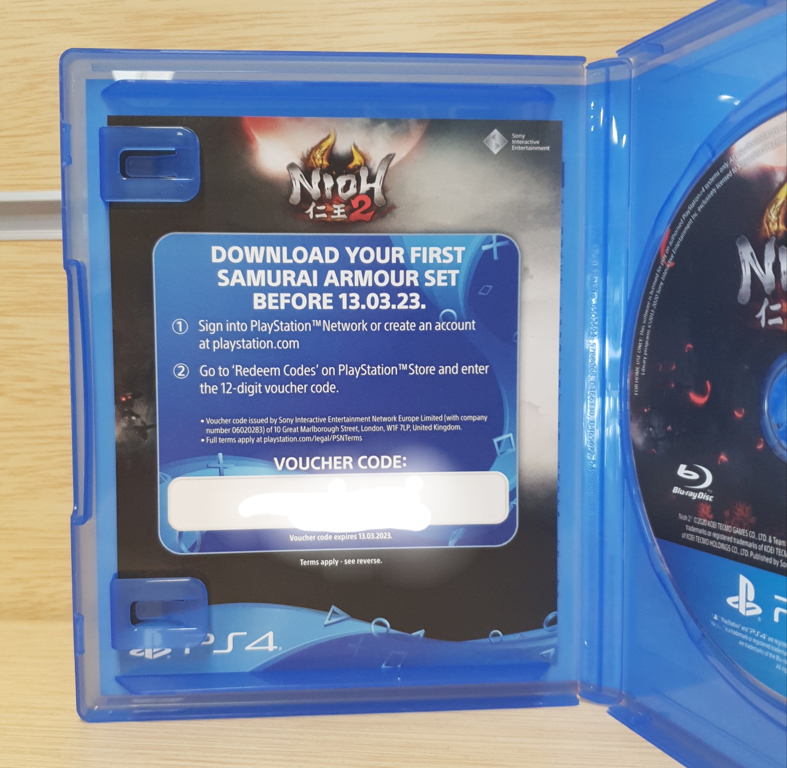 Nioh 2 shop ps4 discount code