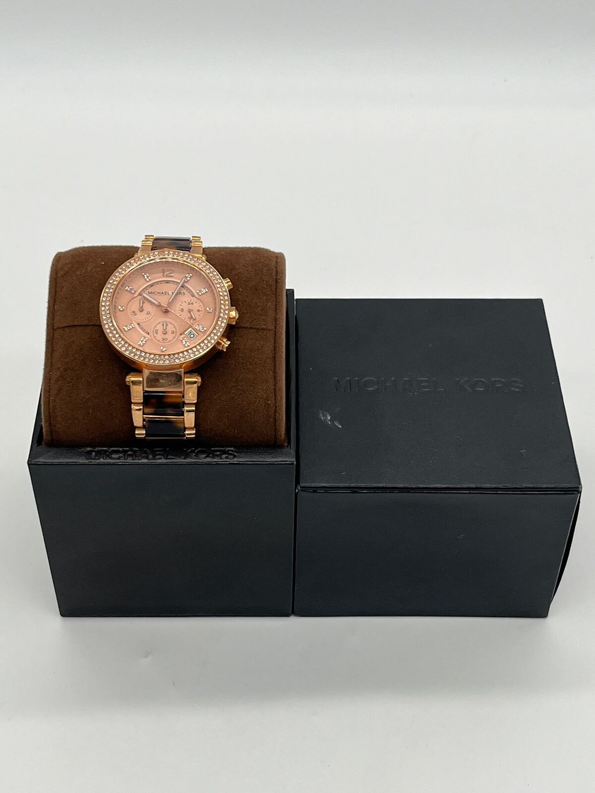 Michael Kors MK5538 Women s Rose Dial Chronograph Watch