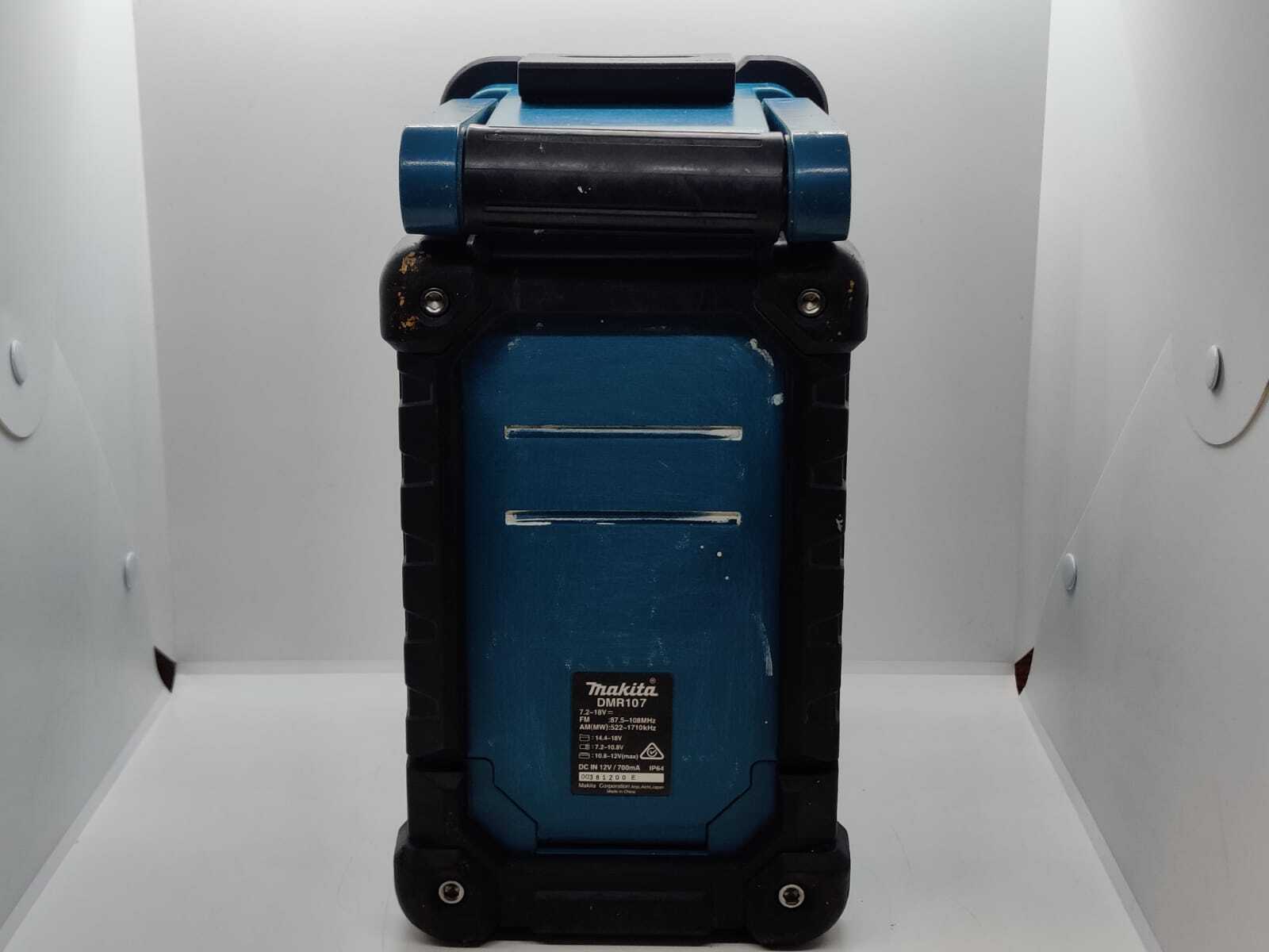 Makita DMR107 AM FM Jobsite Radio Skin Only Pre owned
