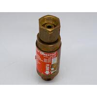 Cigweld F2R Flashback Arrestor 308735 Large Cylindrical Stainless Steel