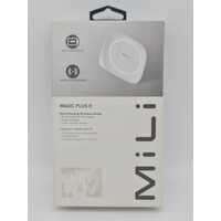 MiLi Magic Plus II Portable Wireless Charger White Lightweight Compact Design