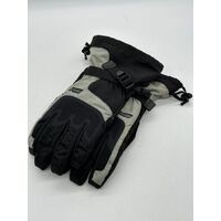 POW Ski Snow Gloves Black/Grey Thermal Anti-Slip Touchscreen Winter Gloves