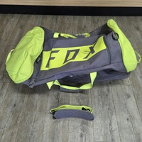 Fox Racing Motocross Gear Bag Duffle Green Grey Carry Bag 3 Pockets