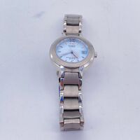 Casio Sheen Ladies Stainless Steel Silver Watch SHN-142 10Bar WR