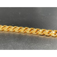 Ladies 18ct Yellow Gold Fancy Link Bracelet (Pre-Owned)