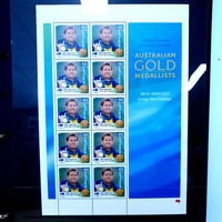 Sydney 2000 Olympic Australian Gold Medallists Stamp Album