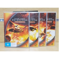 Star Trek Enterprise Seasons 1-4 on 27 DVD Discs (Pre-Owned)