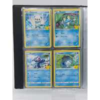 Pokémon 25th Anniversary McDonald’s Full Set Non Holo Collectable Card Games