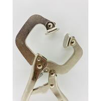 Milwaukee 152mm 6 Inch Torque Lock Locking C-Clamp Swivel Jaws 48-22-3522