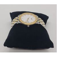 Longines L47163227 FQuartz White Dial Two Tone Bracelet Strap Watch, Gold/Silver (Pre-Owned)