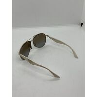 Prada SPR53Q Ivory/White Pilot Style Sunglasses (Pre-Owned)