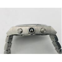 Nixon Synchronicity Time Teller Stainless Steel Chrono Unisex Quartz Watch