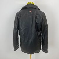 VG World Collection Luxury Black Leather Jacket Size Small