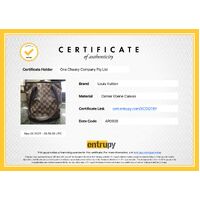 Louis Vuitton 2007 Damier Ebène Marais Shoulder Bag Leather Brown N42240