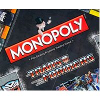 Monopoly: Transformers Retro Edition Board Game (New Never Used)