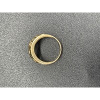 Ladies 14ct Yellow Gold Pattern Design Ring Fine Jewellery 